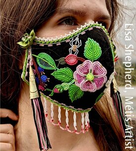 These beaded masks are bringing together a whole new community to find  healing